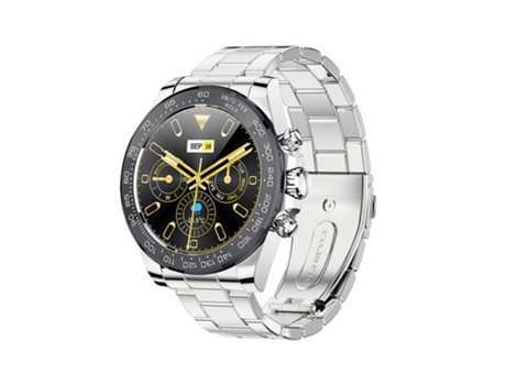 Smart Watch, pantalla IPS de 1,3 pulgadas, 30 días en espera, negro BISBISOUS