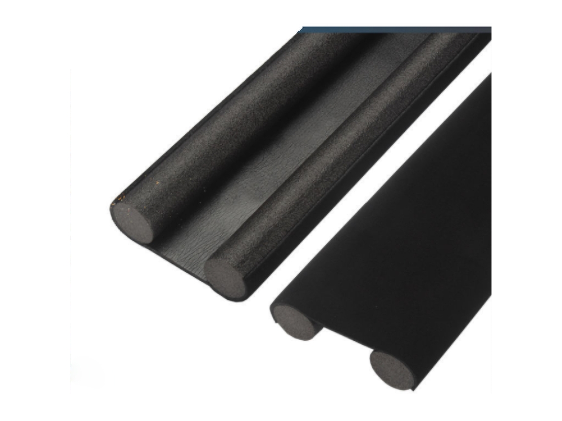 Burlete De Eva Para Puertas, Sellado Silencioso, A Prueba De Ruido, Resistente A La Lluvia, Negro.