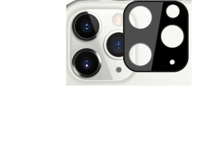 Protector de Cámara iPhone 11 Pro, 11 Pro Max CYOO Cámara Trasera Negro