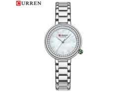 Reloj De Moda Para Mujer Con Correa De Acero Engastada Con Diamantes.