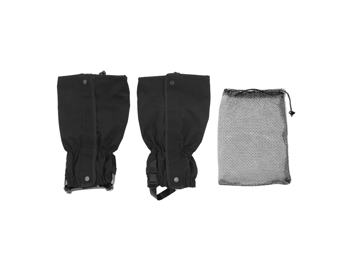 Protectores De Piernas Impermeables Y Transpirables De Tela Oxford, Anti-arena, Para Senderismo, Escalada Y Nieve - Negro