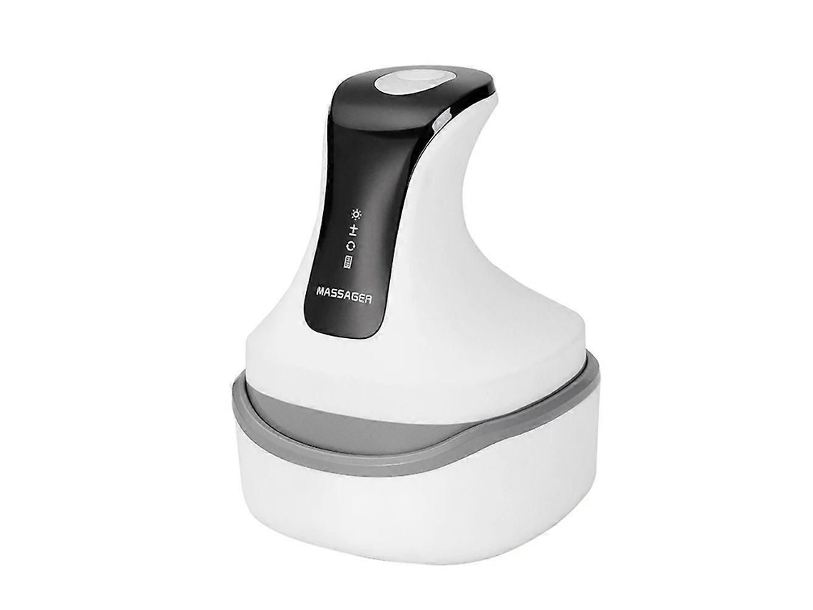 Masajeador eléctrico 4D para el cuero cabelludo con terapia de luz roja y azul para el crecimiento del cabello y masaje antiestrés. GOKOCO
