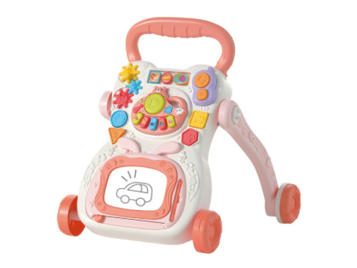 Andador convertible para bebé con marco, modelo Koala, color rosa Sstrwgood