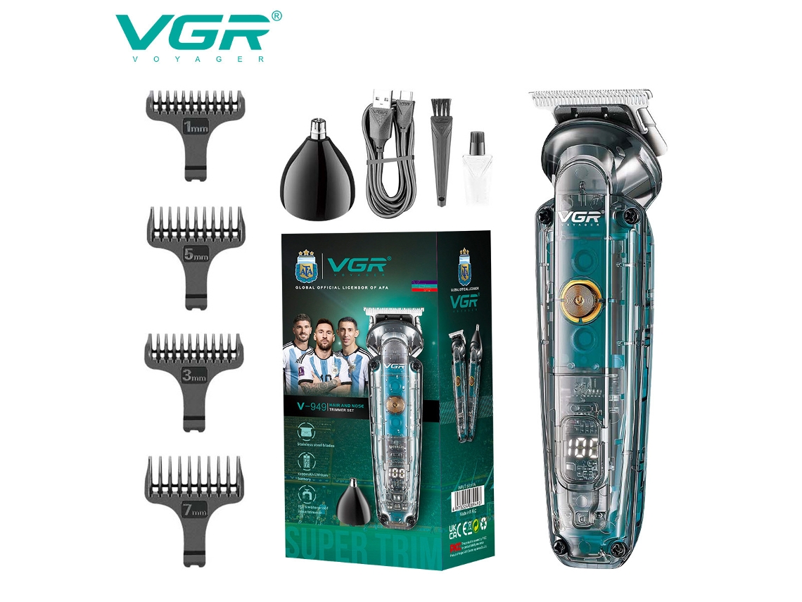 Cortapelos multifuncional con cuerpo transparente, resistente al agua y al aceite, recortador de vello nasal. MDUG