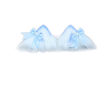 Gato Orejas De Zorro Pinzas Para El Cabello Barrettes Peludo Tocado Horquilla Diadema Fiesta De Navidad Accesorios Para El Cabello, Arándano ZMDECQNA
