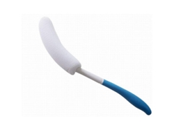 Cepillo De Baño Antivuelco De Mango Largo, Ideal Para Personas Mayores/mujeres Embarazadas, De Fácil Acceso, Color Azul.