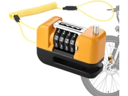 Candado de freno de disco, candado de combinación de 4 dígitos para bicicletas eléctricas, Vayotoy