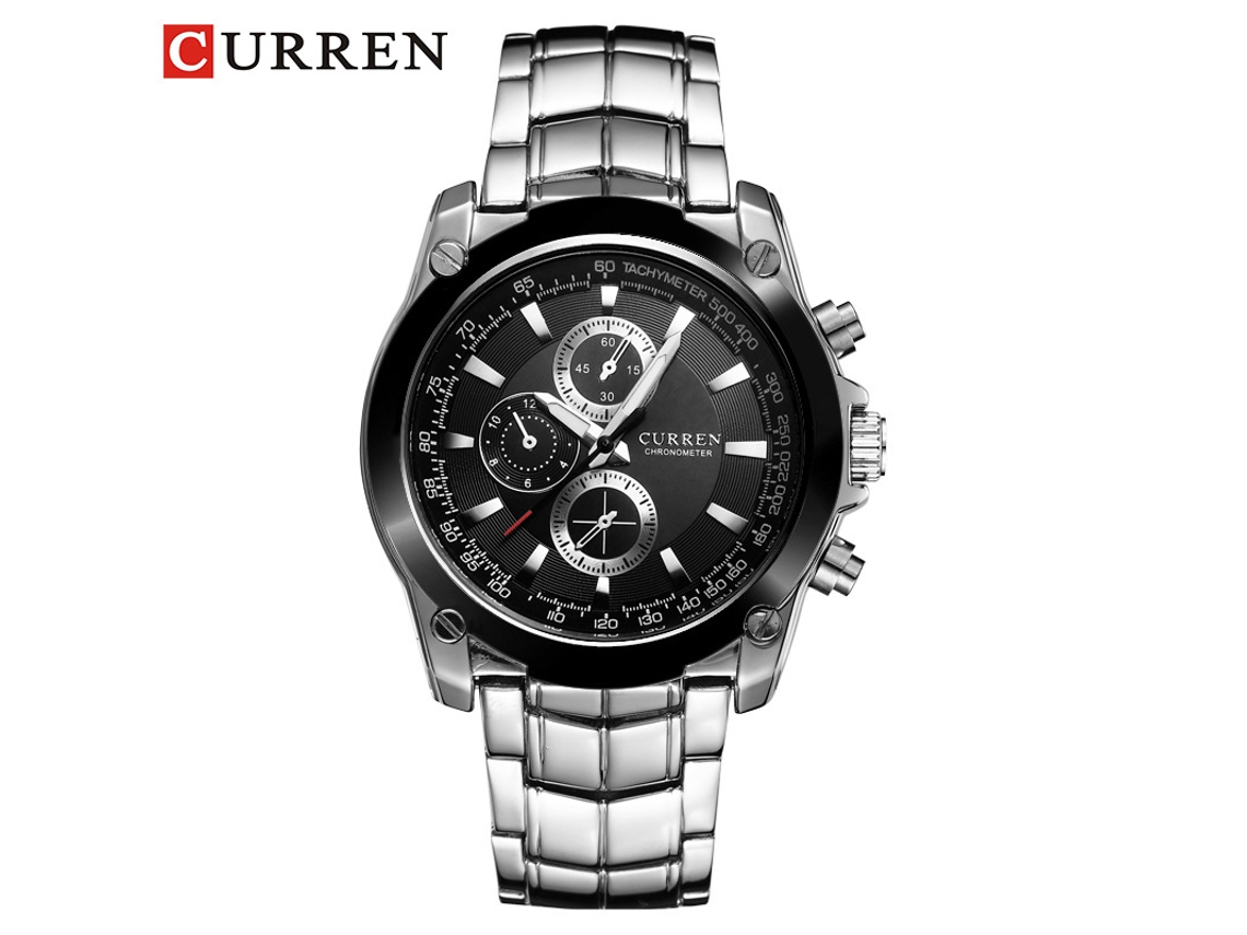 Reloj De Pulsera De Acero Con Brazalete De Cuarzo, Elegante Y Moderno Para Hombre.
