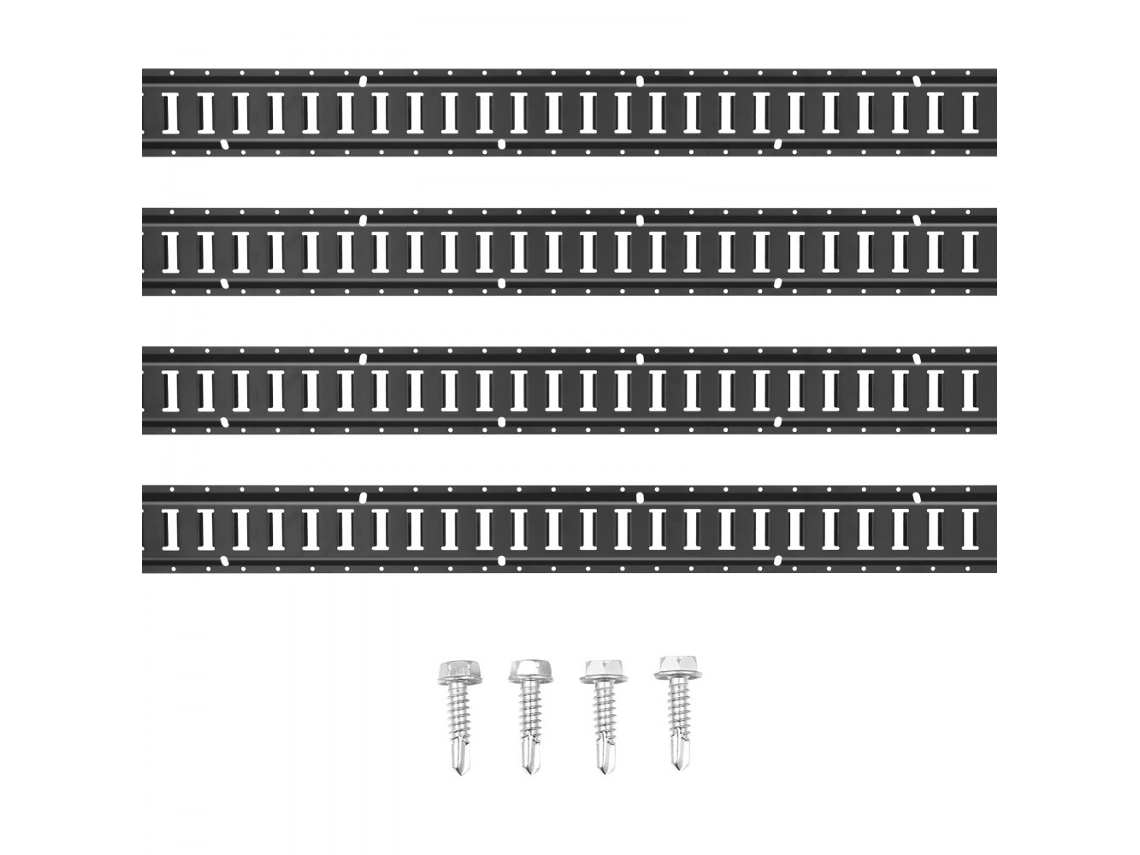 Juego de Rieles y Carriles de Almacenamiento 1524 mm para Transporte Seguro Tekmaquinas