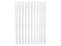 Lote de 10 barras de agarre para pistola termofusible, formato de varilla de 7 mm x 180 mm.