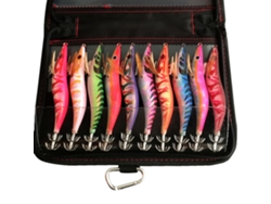 Danu26-10pcs Anzuelos De Pesca Luminosos Ojos Cebo Camarón Duro Plástico Flotante