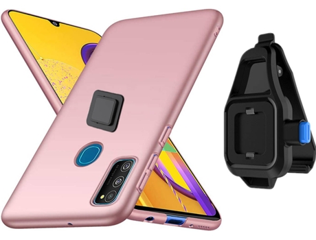 Funda Oppo A53 Turtleshell con Soporte de Cintura Rosa