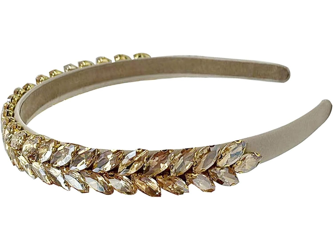 Diadema Con Calavera Y Pedrería Para Mujeres Y Niñas - Accesorios Formales Para El Cabello