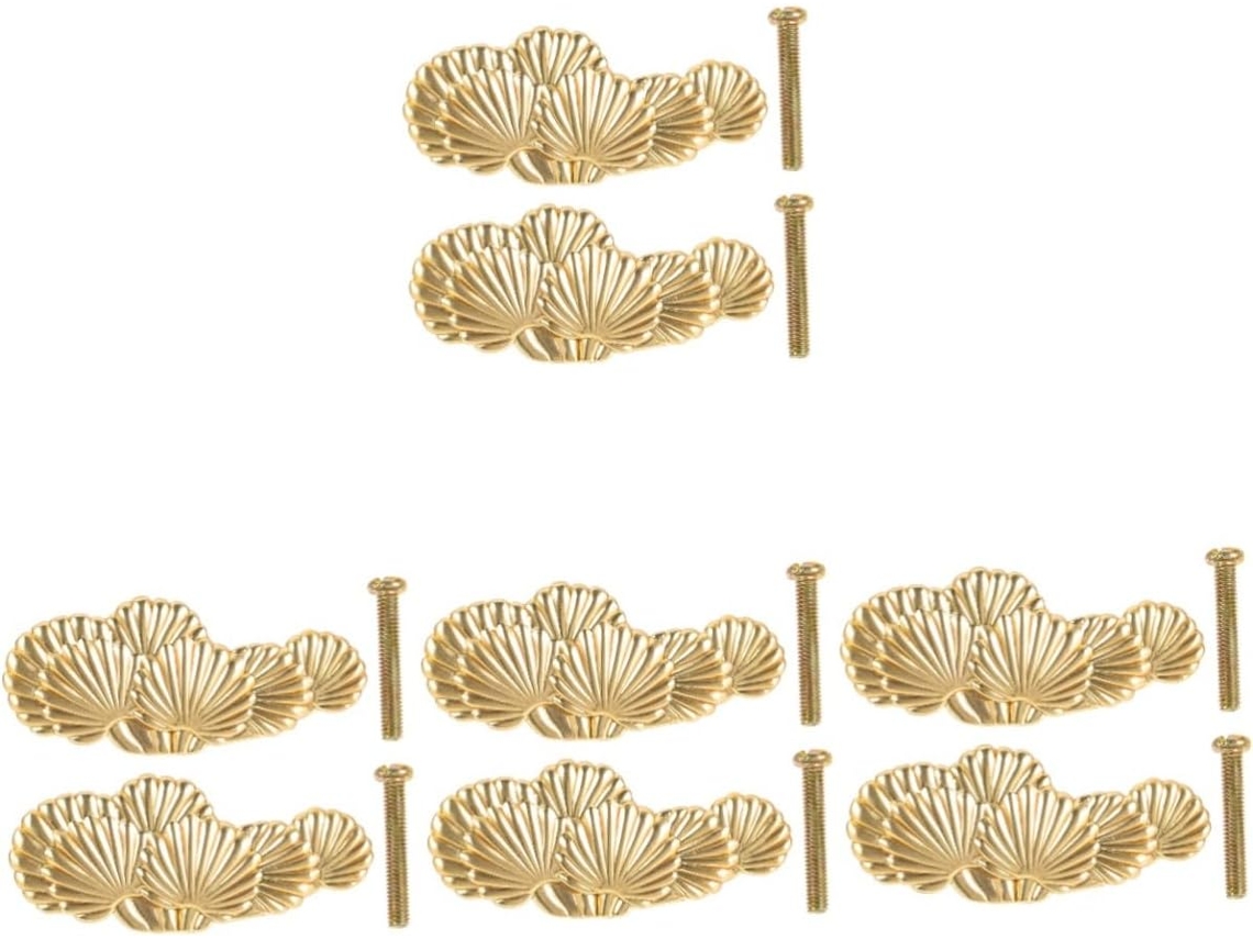 8 Piezas De Elegantes Tiradores De Zinc Con Diseño De Pino Para Armario Y Ropero.