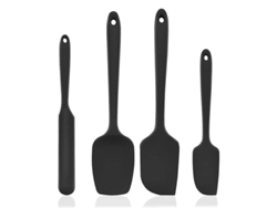 Set De Espátulas De Silicona Resistente Ao Calor 600f Com Design Sem Costuras Para Cozinha E Confeitaria
