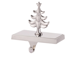 Gancho De Metal Plateado Para Calcetines Navideños, Árbol De Navidad, Decoración De Chimenea, Antideslizante, Ergonómico, Para Uso Diario.