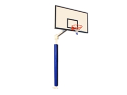 Juego (2 unidades) protección postes canastas baloncesto deluxe 100x100 mm.