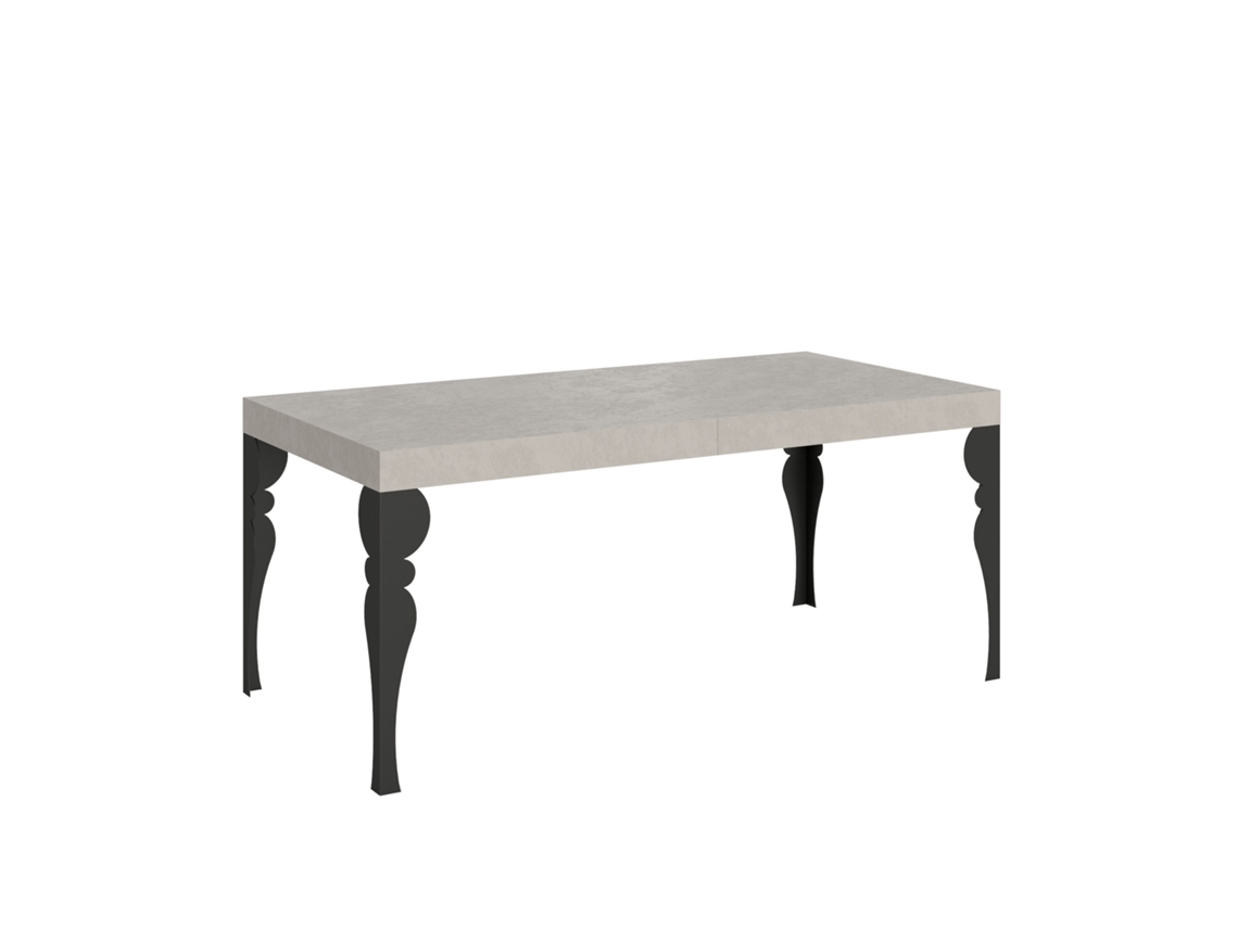 Mesa extensible Paxon Cashmere 200/304x90 cm con patas antracita Itamoby