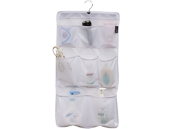 Organizador De Baño Con 8 Bolsillos, Malla Para La Ducha, Almacenamiento Colgante Y Accesorios.