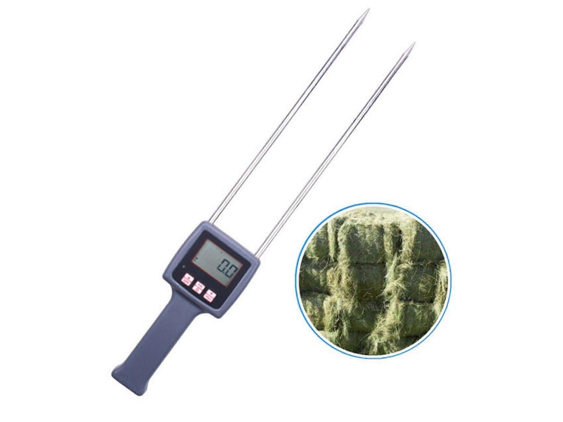 Medidor De Humedad Tk100 0-80% Medidor De Humedad De Heno Para Forraje, Pasto, Fibra Nuevo
