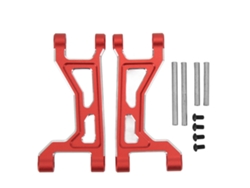 Brazos De Suspensión Superiores Delanteros Y Traseros, Aleación De Aluminio, Para Coche Rc Traxxas Maxx 2.0 1/10, Color Rojo.