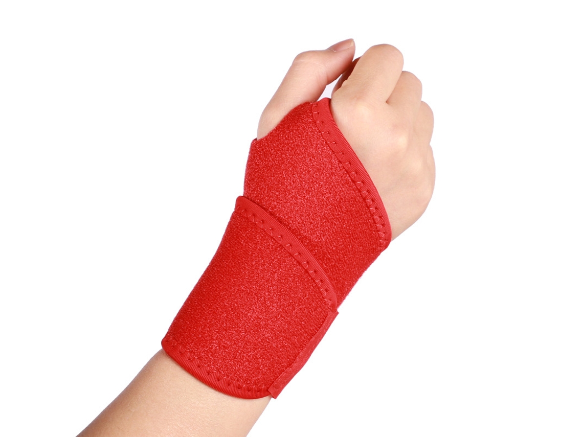 Muñequera Para Túnel Carpiano Ajustable Para Aliviar Lesiones (rojo) Cuich