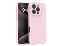 (rosa, Iphone 15 Plus) Funda De Silicona Líquida Para Teléfono, Compatible Con La Serie Iphone, Protección Total De La Lente Contra Caídas.