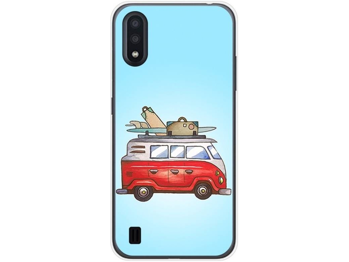 Carcasa Samsung Galaxy A01 TUMUNDOSMARTPHONE Dibujos Multicolor