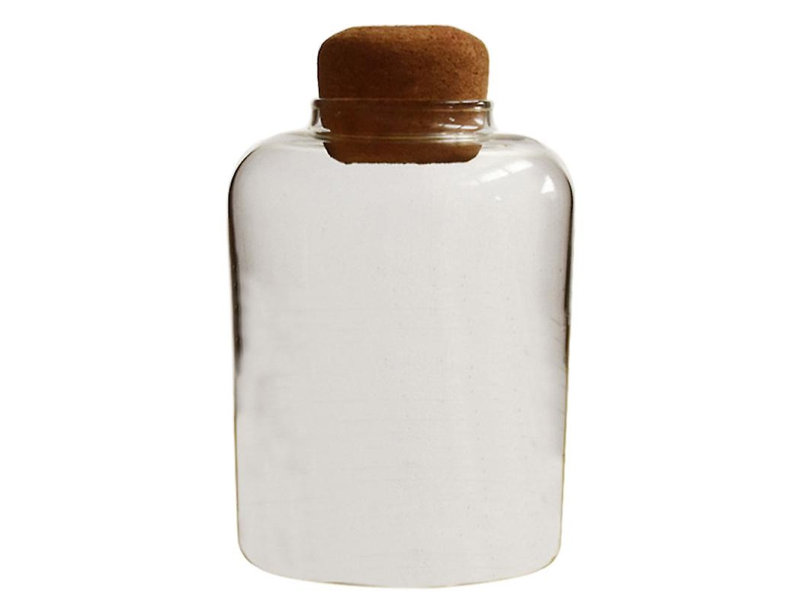 1 Botella De Vidrio Con Corcho.