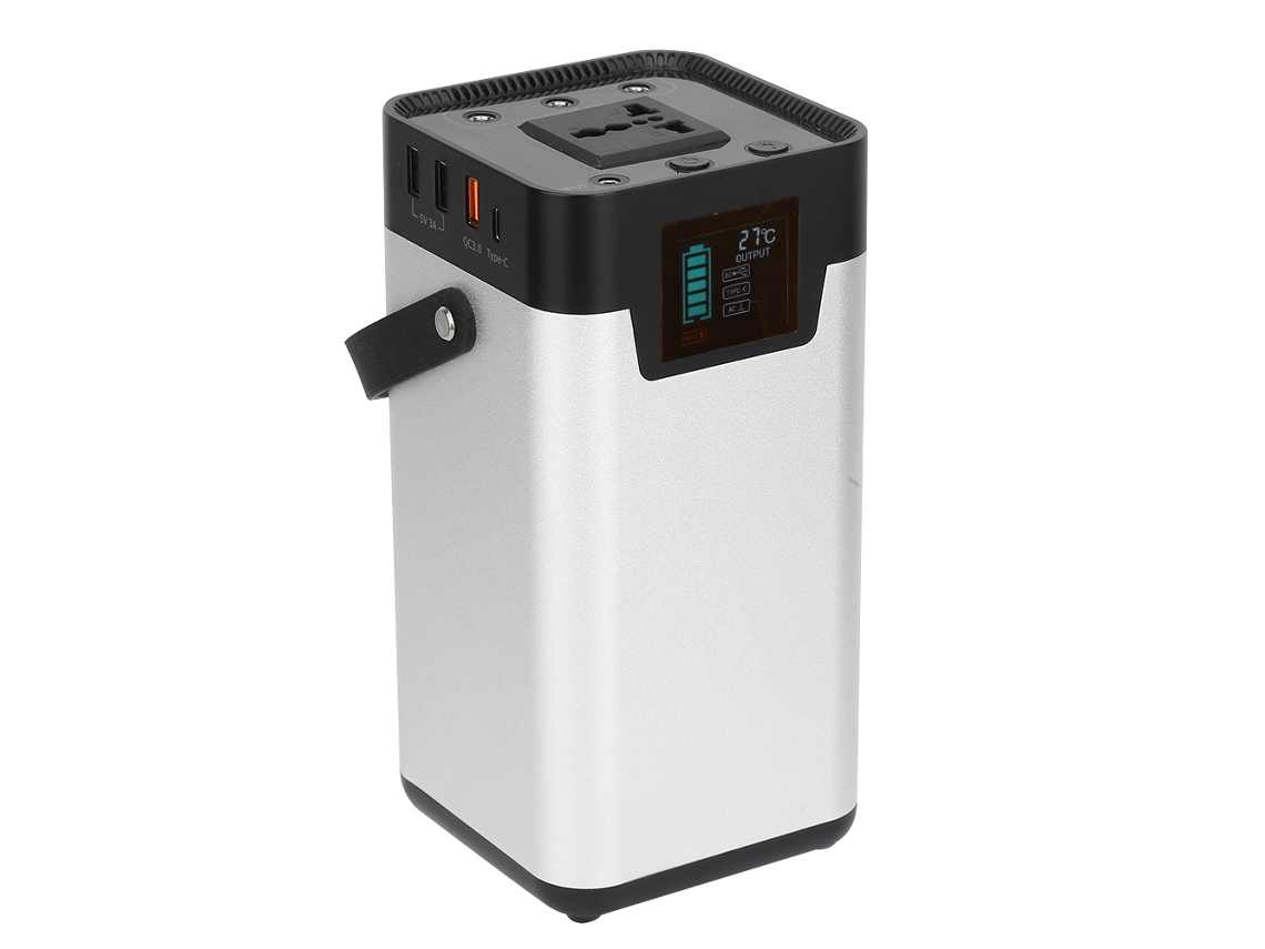 Generador de energía solar portátil de 200 W y 52500 mAh: Almacenamiento de energía y suministro móvil.