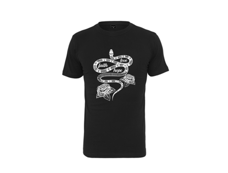 Camiseta MISTER TEE Snake Love Faith Hope