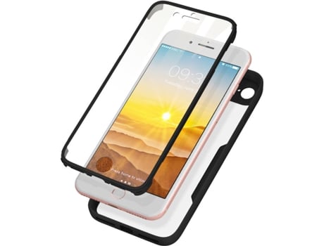 Carcasa iPhone SE 2020 AVIZAR Protección 360° Negro