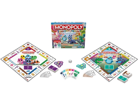 Juego Educativo HASBRO Mi Primer Monopoly (Edad Mínima: 4 Años - 26,7 x 4,1 x 33,3 cm)
