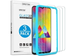 3x Protector Cristal Templado Samsung Galaxy M20 HONGWE.