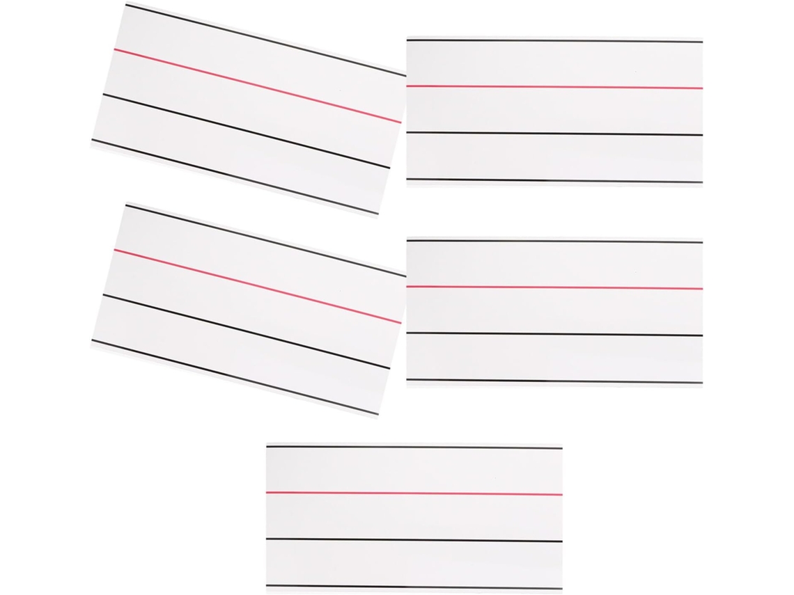 5 Tiras Magnéticas Borrables Con Líneas Para Practicar La Escritura. Herramienta Reutilizable.