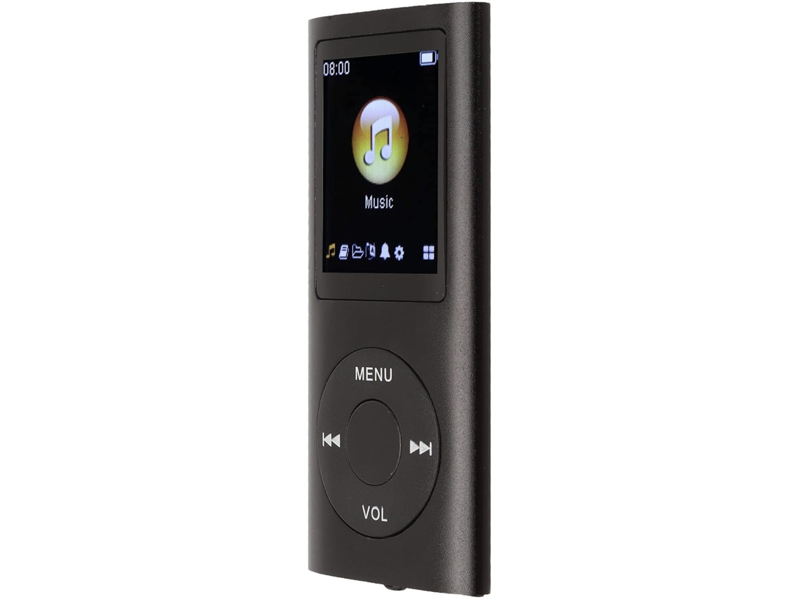 Reproductor MP4 portátil con pantalla LCD de 1,8 pulgadas, admite capacidad de memoria de hasta 64 GB Siurn (tarjeta no incluida)