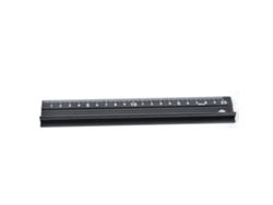 Regla De Corte En Forma De L De Aluminio De 20 Cm, Herramienta De Medición Metálica Para Oficina Y Ferretería.