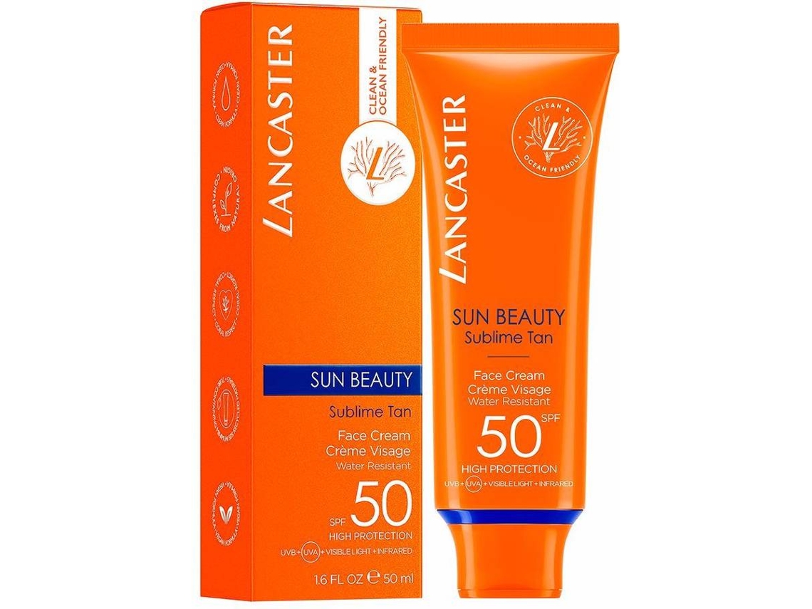 Protetor Solar Facial LANCASTER Sun Beauty Face Cream SPF50 (50 ml)