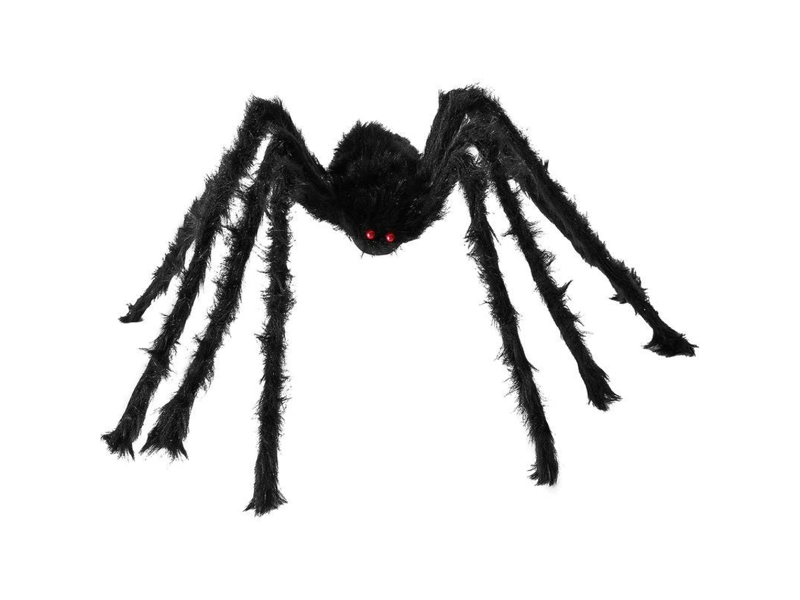 Decoración De Araña Para Halloween - 90 Cm - Araña Falsa Para Decoración De Halloween En Interiores Y Exteriores