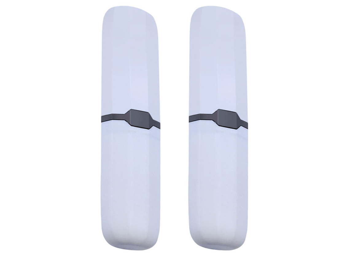 VVJIJILLY 2 Caixas De Escova De Dentes Portáteis, Suporte De Viagem 20x5,5cm
