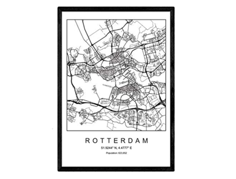 Lámina NACNIC Mapa Rotterdam (A3)