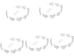 Conjunto De Diadema De 5 Piezas Con Diamantes De Imitación Y Perlas Para Mujer, Elegante Accesorio Para Bodas Y Fiestas.