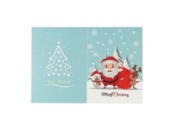 2026 Store-tarjeta De Navidad Diy Con Piedras Strass Pintura Artística Hombre Viejo Muñeco De Nieve Hk005