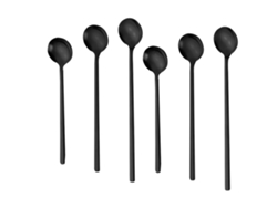 Set de Cucharas Largas - Para Cócteles y Café (6 Piezas) RNEMITERY
