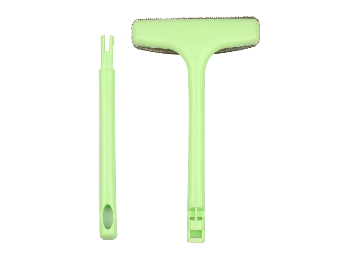 Cepillo Para Limpiar Mosquiteras Con Mango Desmontable - Doble Uso - Para Uso En Seco Y Húmedo