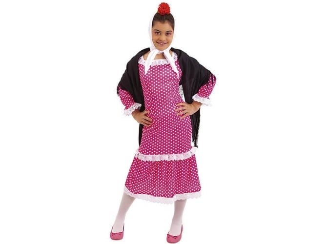 Disfraz de Niña DISFRAZZES Chulapa Madrileña (Talla: 8 a 10 años)