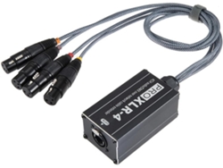 Cable divisor de red RJ45 a XLR para uso en estudio y escenario. SFUSHOS