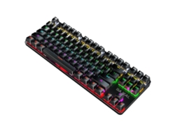 Teclado Gaming TRUMSEN K100 RGB (Mecânico - Português - Negro )