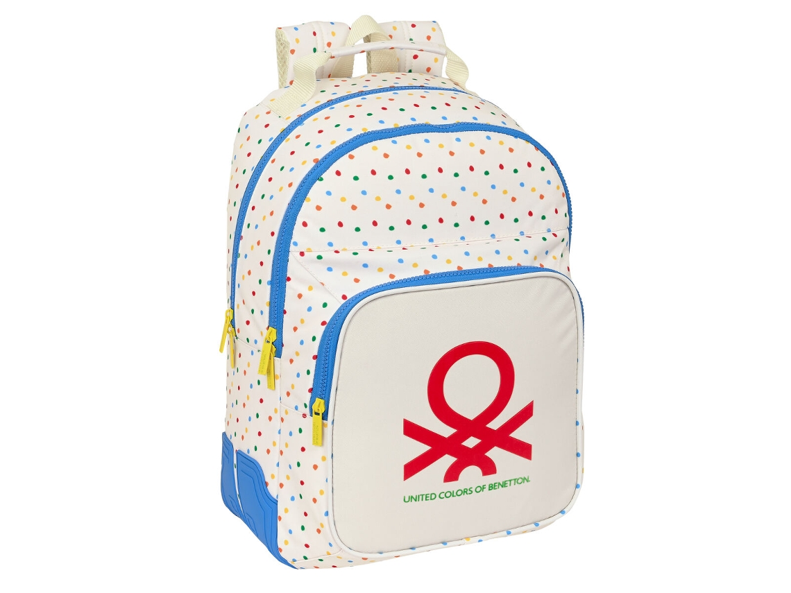 Mochila de La Escuela de Benetton Topitos 32 x 42 x 15 cm
