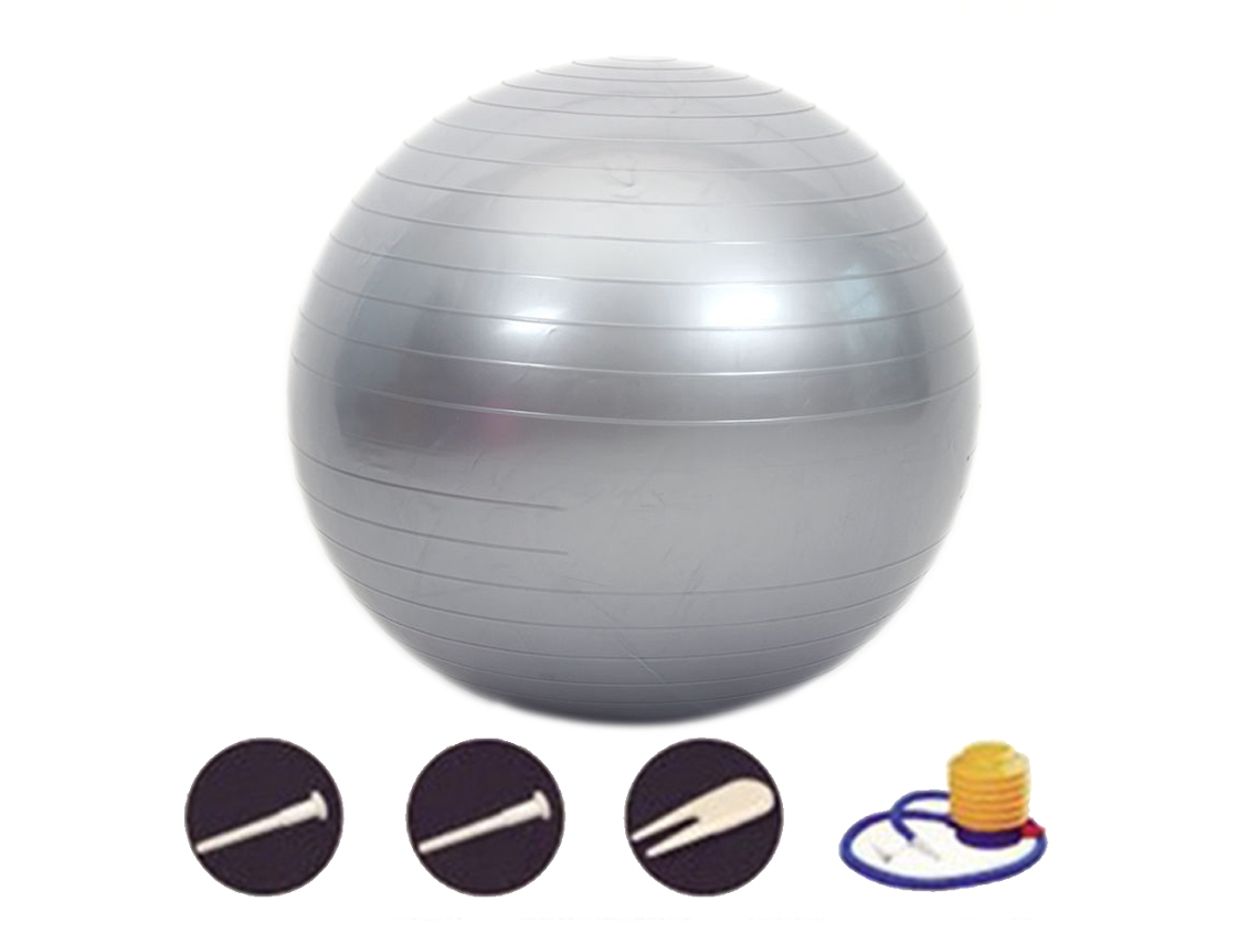 Pelota de yoga para fitness, pelota de estabilidad con bomba, pelota de parto, fitness